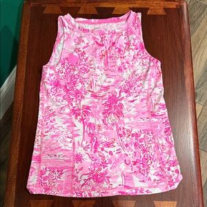 Lilly Pulitzer Pink Tropical Tank Top